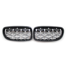 Gloss Black Diamond Front Kidney Grill For BMW E90 E91 3-Series 2009-2011 Sedan