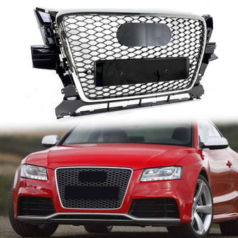 Chrome Honeycomb Front Grill for Audi Q5 Non-Sline 2008-2011 2012