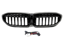 Glossy Black Front Kidney Grille W/ LED For 2019-2022 BMW G20 330i M340i