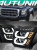 Black LED Headlights Projector for 2015-2018 GMC Yukon XL