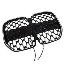 Black Diamond Front Bumper Grille w/ LED Light for BMW 4 Series G22 G23 430i M440i 2021-2026
