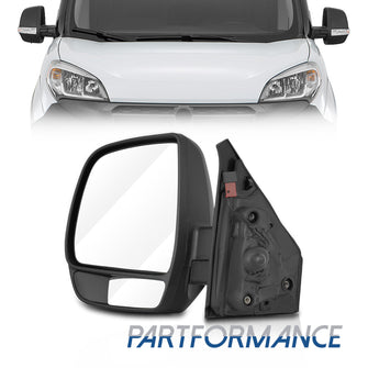 Non-heated Door Side Rear View Mirror For 2015-2022 Ram Promaster City W / Signal Lamp Left