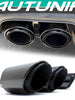 3-Layer Black Exhaust Tips Muffler Porsche Cayenne E-Hybrid 9Y0 2019-2024