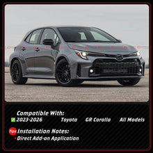 For 2023-2026 Toyota GR Corolla Full Carbon Fiber Fender Garnish Side Trim Cover