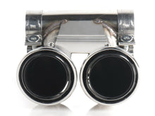 3-Layer Exhaust Tips Chrome for Porsche 718 Cayman 982 Boxster 2017-2023