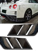 Carbon Fiber Rear Bumper Lip Diffuser Vent for Nissan GTR R35 2017-2022