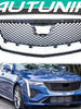 Blackwing Style Front Upper Grill For Cadillac CT4 2020-2024 No Cmaera Mount