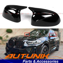 For 2018-2025 BMW G05 X5 X6 X3 X4 X7 M Style Gloss Black Mirror Cover Caps Overlay