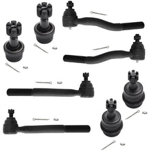 Front Upper Lower Ball Joints Tie Rod Ends Kit For Jeep Grand Cherokee 1999-2004