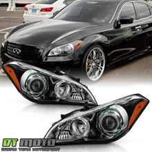 For 2011-2013 Infiniti M37 M56 HID XENON w/o AFS Black Projector Headlights