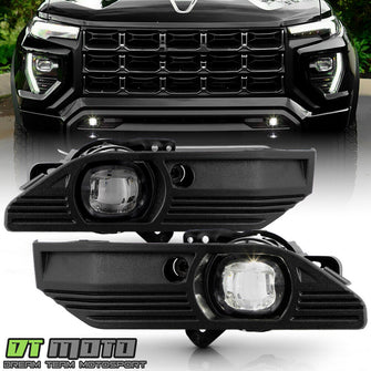 For 2023-2025 GMC Canyon LED Bumper Fog Lights Driving Lamps w/Switch Left+Right