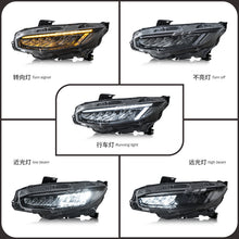 VLAND LED Headlights Assembly Sequential Front Lamps DRL for Honda Civic 2016-2021