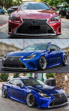 Gloss Black Front Bumper Lip Splitter For 2015-2018 Lexus RC300 RC350 F-Sport