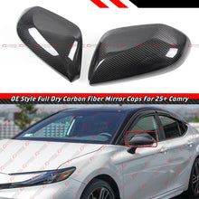 Dry Carbon Mirror Cover Caps Add-on fit for 2025+ Toyota Camry SE XSE LE XLE