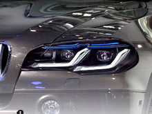 LED Headlight DRL Turn Signal Lamp Assembly For 2007-2013 BMW X5 E70 HID/Xenon w/o AFS