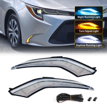 LED Daytime Running Fog Lights DRL For Toyota Corolla L LE XLE 2020-2024