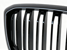 For 2022-2024 BMW X3 X4 G01 G02 W/LED Dual Line Front Kidney Grille Gloss Black