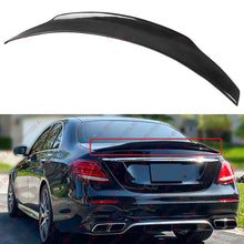 For 2017-2023 Mercedes E-Class W213 Sedan PSM-Style Highkick Carbon Fiber Rear Trunk Spoiler