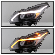 Black Headlights w/ LED Sequential Signal Switchback DRL For 2010-2013 Infiniti G37 G25 Q40 Sedan