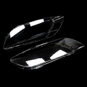 Pair Clear Headlight Lens Cover For Audi Q7 2006–2015 Halogen & Xenon