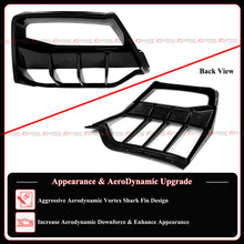 Gloss Black Rear Diffuser Add-On Kit For 2020–2025 Chevy Corvette C8 Stingray Z51 E-Ray