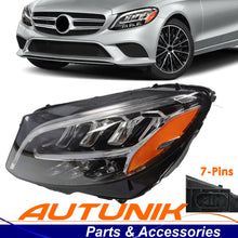 7 Pins LED Headlight For 2019-2021 Mercedes Benz C300 W205 Left Driver Side