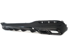 Rear Diffuser Lip w/ Black Exhaust Tips For Mercedes GLE W166 SUV GLE300 GLE350 GLE400 GLE43 AMG 2015-2018