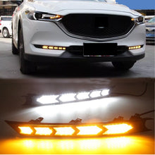 For Mazda CX-5 CX5 2017-2021 LED DRL Daytime Running Light Fog Day Lamp W/ Turn