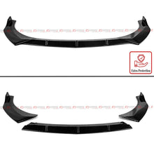 For 2021-2024 Hyundai Elantra Sedan Gloss Black Front Bumper Lip Splitter