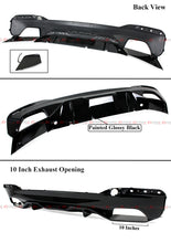 Glossy Black M Performance Style Rear Bumper Diffuser For 2017-2023 BMW G30 M550i
