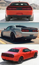 Matte Black Trunk Spoiler Wing For Dodge Challenger 2008-2023 with Rear Camera Option