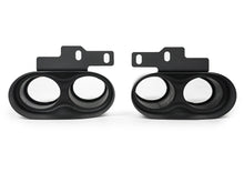 （Only Sline）For Audi A6 S6 C8 2019-2025 Rear Bumper Lip Rear Diffuser Gloss Black + Chrome Exhaust Tips