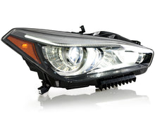 Non AFS Right Passenger LED Headlight Lamp For 2014-2019 Infiniti Q70 Q70L