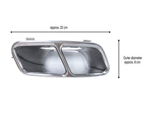Fit For Mercedes Benz W117 CLA250 2017-2019 Black Rear Bumper Diffuser Lip W / Chrome Exhaust Tips