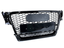 Gloss Black Front Mesh Grille for AUDI A4 B8 S4 2009-2012 fg197