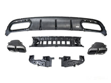 S63 Style Rear Diffuser W/ Black Tips Fits Benz C217 S560 Coupe AMG 2018-2020 LCI