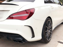 Gloss Black Rear Bumper Air Vent Cover for Mercedes CLA C117 W117 AMG Line 2013-2019