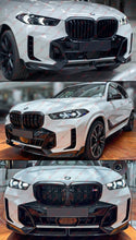 For 2024-2025 BMW X5 G05 M Sport LCI MP Style Gloss Black Front Bumper Lip Spoiler