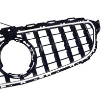 GT Style Gloss Black Front Grille LED Luminous Grill For Mercedes Benz C Class W205 C250 C300 2015-2018
