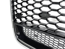 Chrome Frame Grill For 2012-2015 Audi A6/S6 C7 RS6 Style Front Mesh Honeycomb Grille