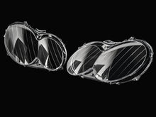 Left + Right Headlight Lens Covers For Mercedes W209 CLK320 CLK350 CLK500 CLK55 CLK63 AMG 2004-2009