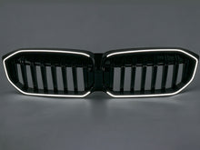 Front Kidney Grille Single Line Grill W/ LED Light For BMW 3 Series G20 2023-2026 Gloss Black