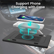 Car Wireless Phone Charger Fit For 2018-2023 Toyota Camry Center Console Qi Charging Station