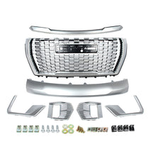 For GMC Yukon Denali 2021-2024 Galvanized Silver Front Bumper Hood Grille Trim