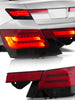 4PCS LED Tail Lights For Honda Accord 2008-2012 Red Smoked Lens Rear Lamps