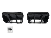 For Corvette C7 Z06 2014-2019 STG 3 Glossy Black Rear Bumper Diffuser Kit