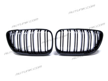 Glossy Black Front Kidney Grill Dual Slats for BMW 2 Series F22 M2 F87 F23 2014-2020