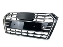 Chrome Front Bumper Grille Radiator S4 Style for Audi A4 B9 S4 2017-2019