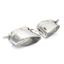 Silver Exhaust Tips Tailpipes For AUDI A4 A5 A6 A7 Refit To RS3 RS4 RS6 RS7