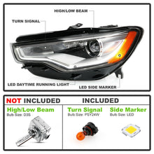 Xenon HID Projector LED DRL Headlight NON-AFS For 2012-2015 Audi A6/S6